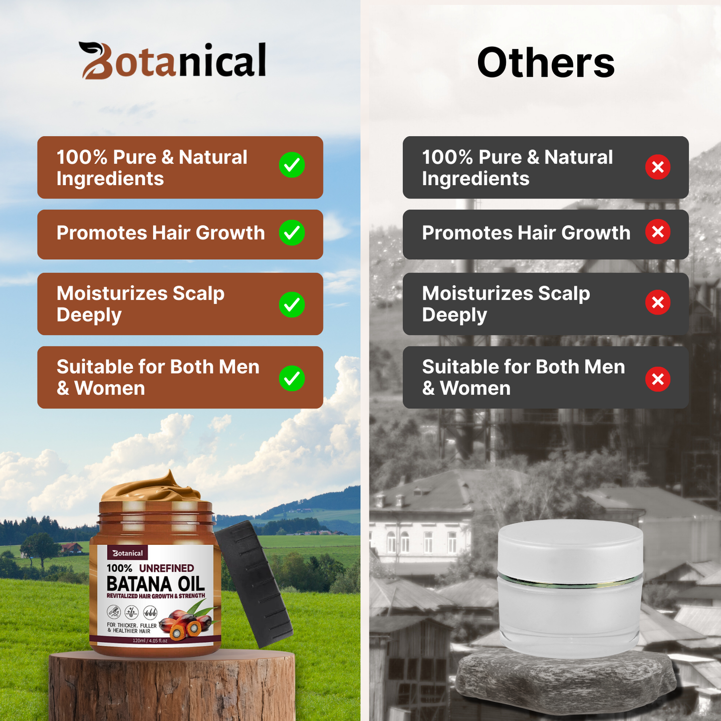 Botanical - Natural Hair Growth Batana Oil