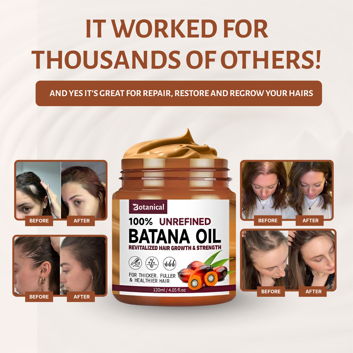 Botanical - Natural Hair Growth Batana Oil